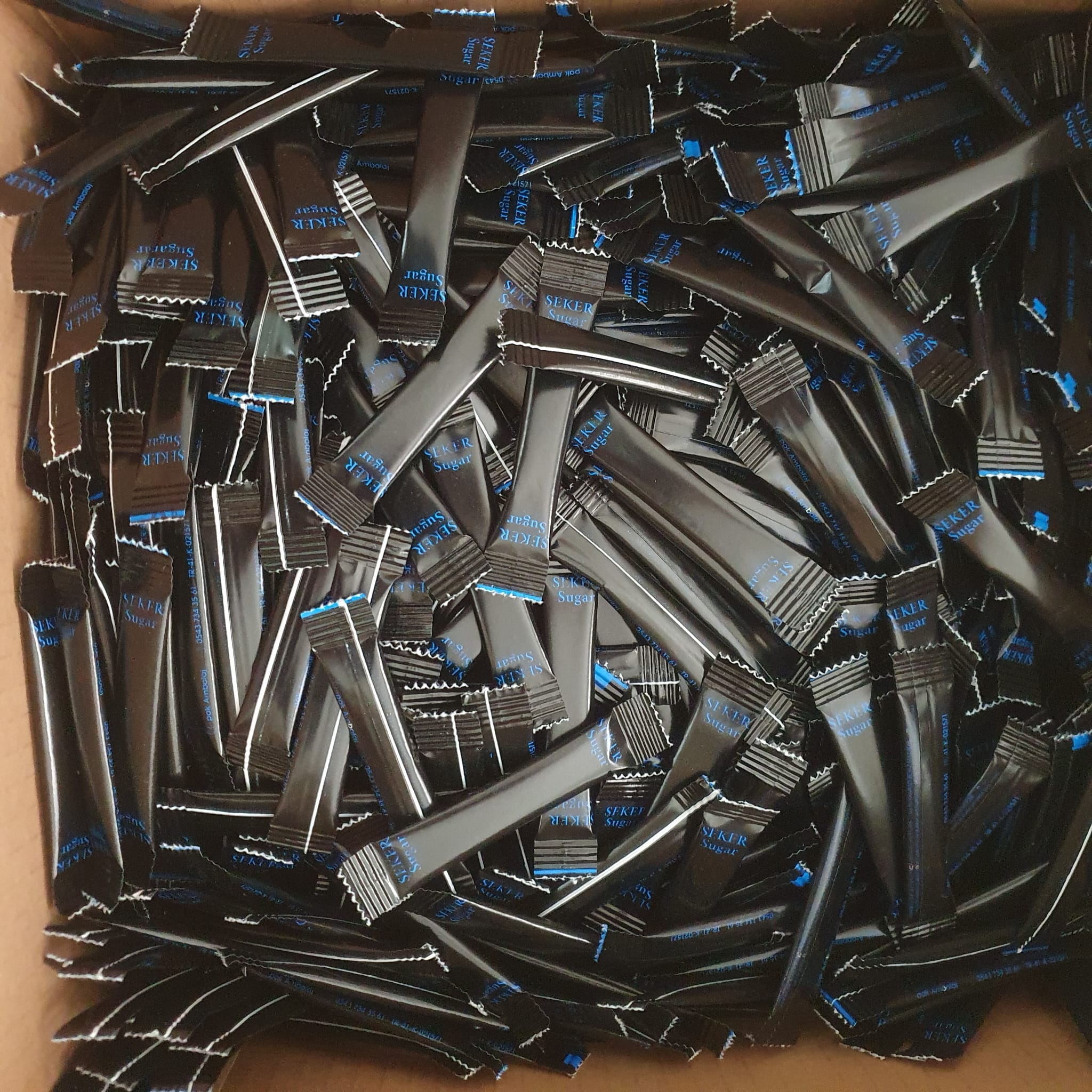 Stick Şeker Siyah Paket 3000 Adet 9 Kg - Görsel 3